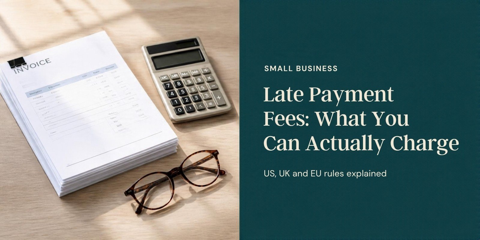 Late payment fees: what you can actually charge in the US, UK and EU