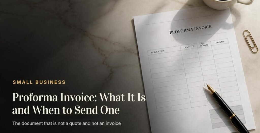 Proforma invoice: what it is, when to use one and what to put on it